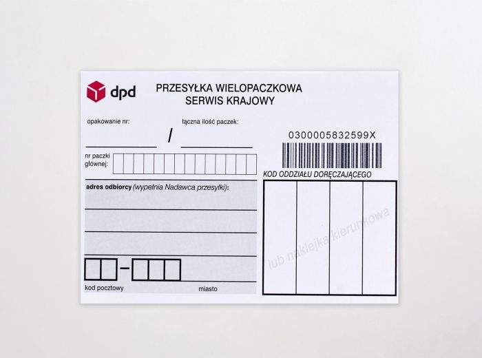 list przewozowy DPD